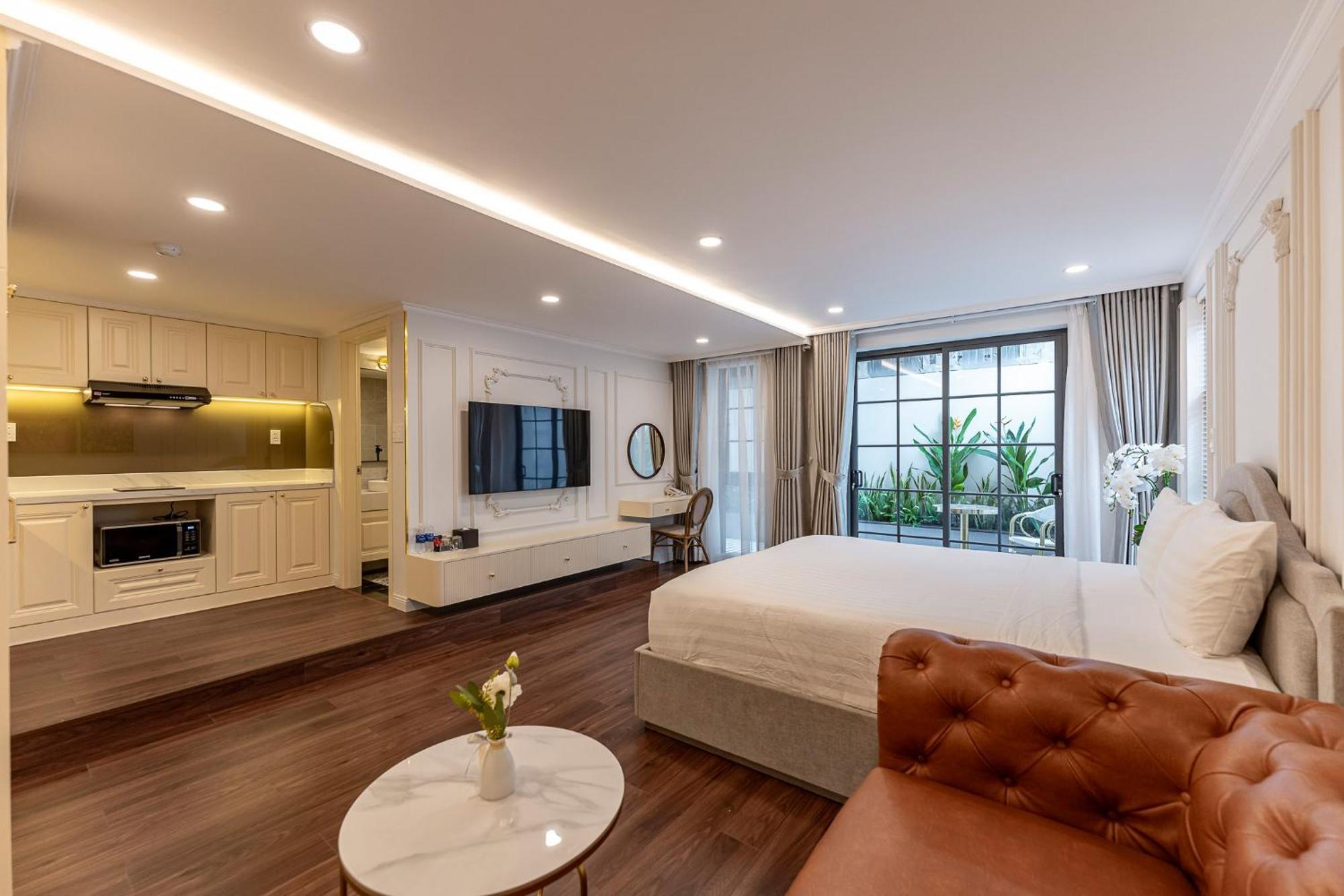 مدينة هوشي منه Golden Sun Apartment & Hotel المظهر الخارجي الصورة